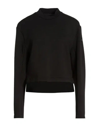 Moncler X Edward Enninful Woman Sweatshirt Black Size M Viscose, Elastane
