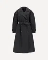 Moncler X Edward Enninful Zake Trench Coat From The Moncler X Ee72 Collection By Edward Enninful In Black