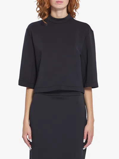 Moncler X Edward Enningful Ee72 Short Sleeve Sweatshirt In Black