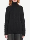 Moncler X Edward Enningful Ee72 Turtleneck Sweater Tricot In Black