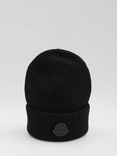 Moncler X Edward Enningful Genius Ee72 Beanie In Black