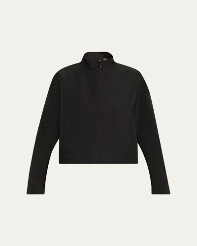 Moncler X Ee72 By Edward Enninful Krovanh Short Down Jacket In Black