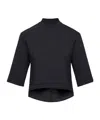 Moncler X Ee72 By Edward Enninful Neoprene T-shirt In Black