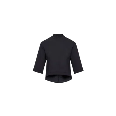 Moncler T-shirt En Néoprène X Ee72 Par Edward Enninful, Femme, Noir, Taille: L In Black