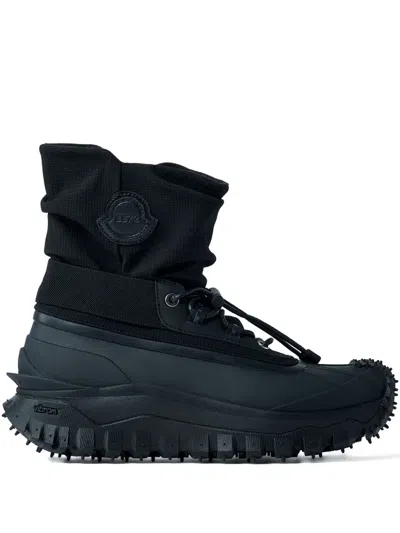 Moncler X Ee72 By Edward Enninful Trailgrip Urban Storm Boots In Black