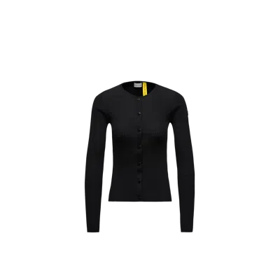 Moncler Cardigan En Laine X Ee72 Par Edward Enninful, Femme, Noir, Taille: Xs In Black