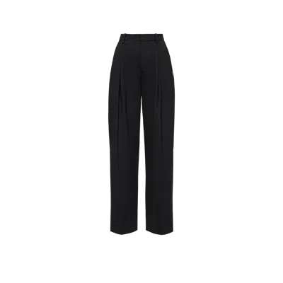Moncler X Ee72 By Edward Enninful Wool Pants, Women, Black, Size: 42