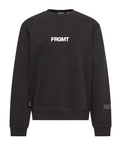 Moncler X Fragment Cotton Sweatshirt In Black