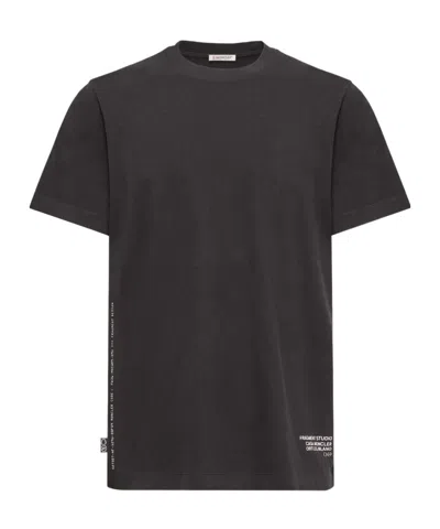 Moncler X Fragment Logo Cotton T-shirt In Animal Print