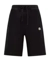 Moncler X Fragment Logo-print Track Shorts In Black