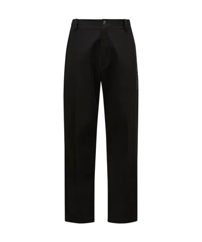 Moncler X Frgmt Belt-loop Casual Pants In Black