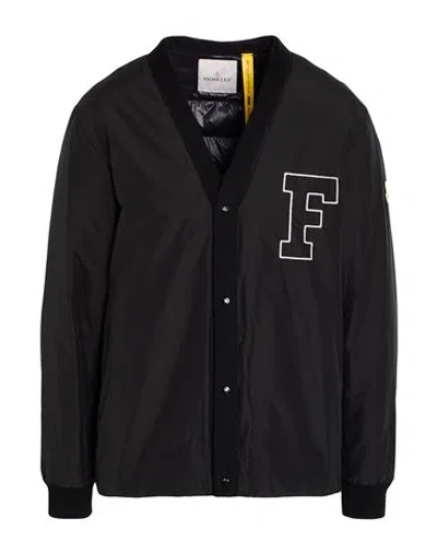 Moncler X Frgmt By Hiroshi Fujiwara Man Puffer Black Size 4 Cotton, Polyamide