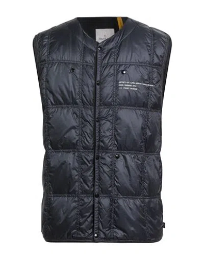 Moncler X Frgmt By Hiroshi Fujiwara Man Vest Navy Size 5 Polyamide In Blue