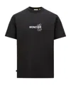 Moncler X Frgmt Logo Cartoon T-shirt In Black