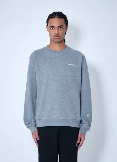 Moncler X Frgmt Hiroshi Fujiwara Men Logo Motif Sweatshirt In Blue