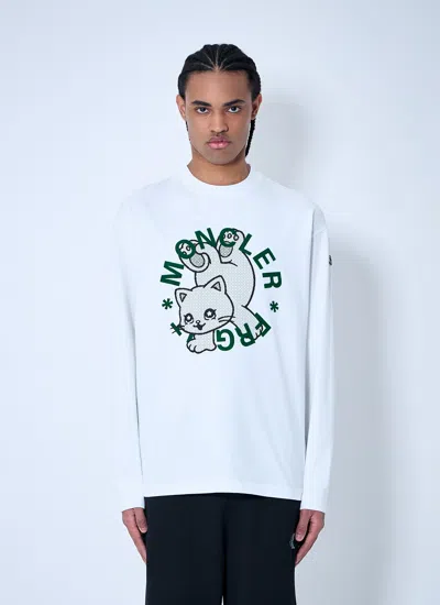 MONCLER X FRGMT HIROSHI FUJIWARA MONCLER X FRGMT HIROSHI FUJIWARA MEN LOGO MOTIF T-SHIRT