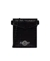 Moncler X Frgmt Logo-patch Messenger Bag In Black