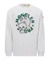 Moncler T-shirt À Manches Longues Et Logo Dessiné X Frgmt In White