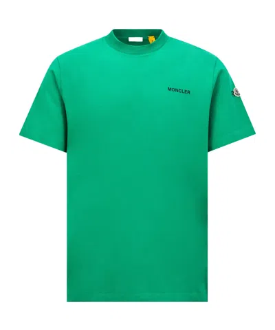 Moncler X Frgmt Short-sleeved T-shirt In Pastel Green