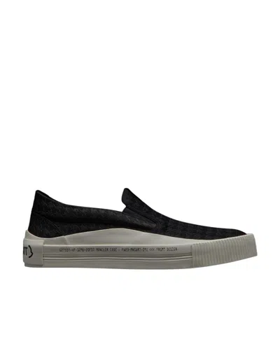 Moncler X Frgmt Vulcan Frgmt Low-cut Casual Shoes In Black