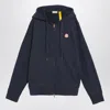 Moncler X Gilga Farm By Donald Glover Men's Blue Zip-up Cotton Sweatshirt