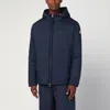 Moncler X Gilga Farm By Donald Glover Caracara Puffer Jacket In Blue Cotton Blend