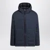 Moncler X Gilga Farm By Donald Glover Caracara Puffer Jacket In Blue Cotton Blend In Blue