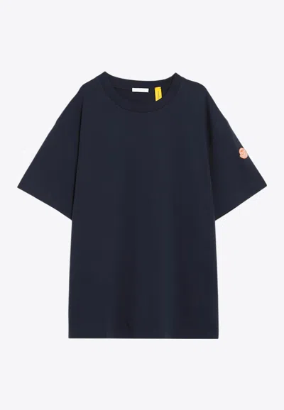 Moncler X Gilga Farm By Donald Glover Cartoon-style T-shirt In Blue
