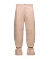 Moncler Pantalon En Gabardine De Coton X Gilga Farm By Donald Glover In Neutral