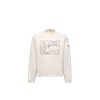 Moncler Sweat En Coton X Gilga Farm By Donald Glover In Neutral
