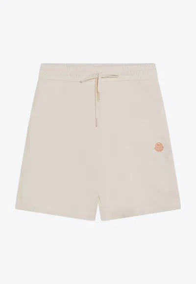 Moncler X Gilga Farm By Donald Glover Drawstring Track Shorts In White