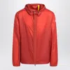 Moncler X Gilga Farm By Donald Glover Hamlin Windbreaker In Bright Orange In Red