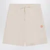 Moncler X Gilga Farm By Donald Glover Men's Ivory Cotton Shorts In Neutral