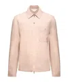 Moncler Chemise En Lin Mélangé X Gilga Farm By Donald Glover In Pink