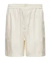 Moncler Short En Lin Mélangé X Gilga Farm By Donald Glover In Neutral