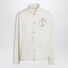 Moncler X Gilga Farm By Donald Glover White Satsuma Shacket In Canvas And Nylon
