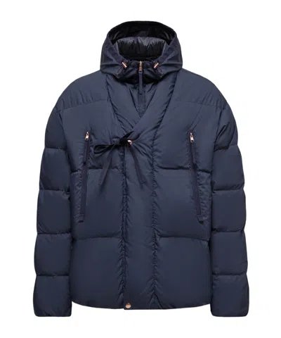 Moncler X Gilga Farm By Donald Glover Tangelo Down Jacket In Blue