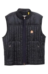 Moncler X Gilga Farm By Donald Glover Tangerine Down Vest In Black
