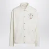 Moncler X Gilga Farm By Donald Glover White Satsuma Shacket In Canvas And Nylon In White
