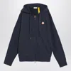 Moncler X Gilga Farm By Donald Glover Men's Blue Zip-up Cotton Sweatshirt In Blue