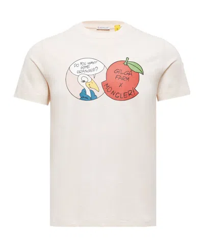 Moncler X Gilga Farm Designed By Donald Glover Cotton T-shirt In Neutral