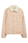 Moncler Veste-chemise Matelassée Kishus X Gilga Farm By Donald Glover In Neutral