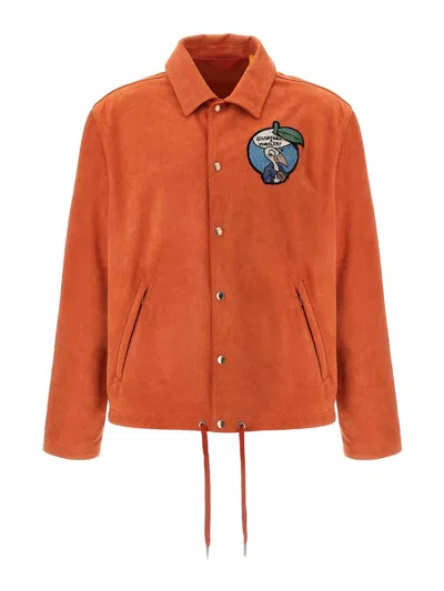 Moncler X Gilgafarm  Jacket By Donaldglover In Orange