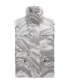 Shop Moncler Vanil Down Gilet In Gray