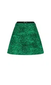 Moncler Genius X Jw Anderson Padded Skirt With Drawstring In Green