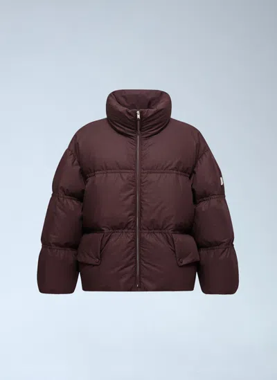 Moncler X Jil Sander Down Jacket In Brown