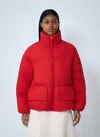 Moncler X Jil Sander High-neck Puffer Jacket In Red