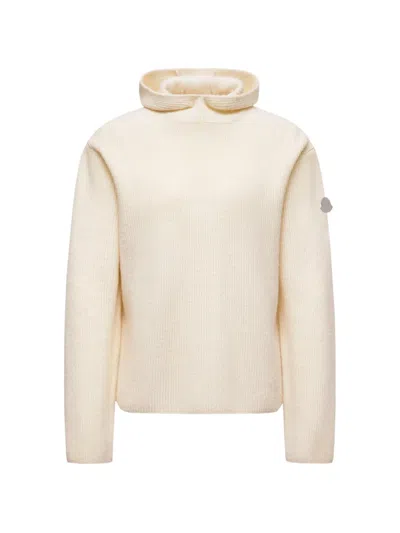 Moncler X Jil Sander Hood Sweater In Neutral