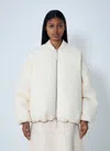 Moncler X Jil Sander Zip-front Bomber Jacket In White