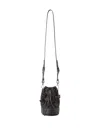 Moncler X Jw Anderson Clitter Bucket Bag In Black